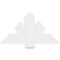 Ekena Millwork Redmond Architectural Grade PVC Gable Bracket, 36"W x 19 1/2"H x 2"D x 6"F, 13/12 Pitch GBP036X20X0206RED00 - alternate 4